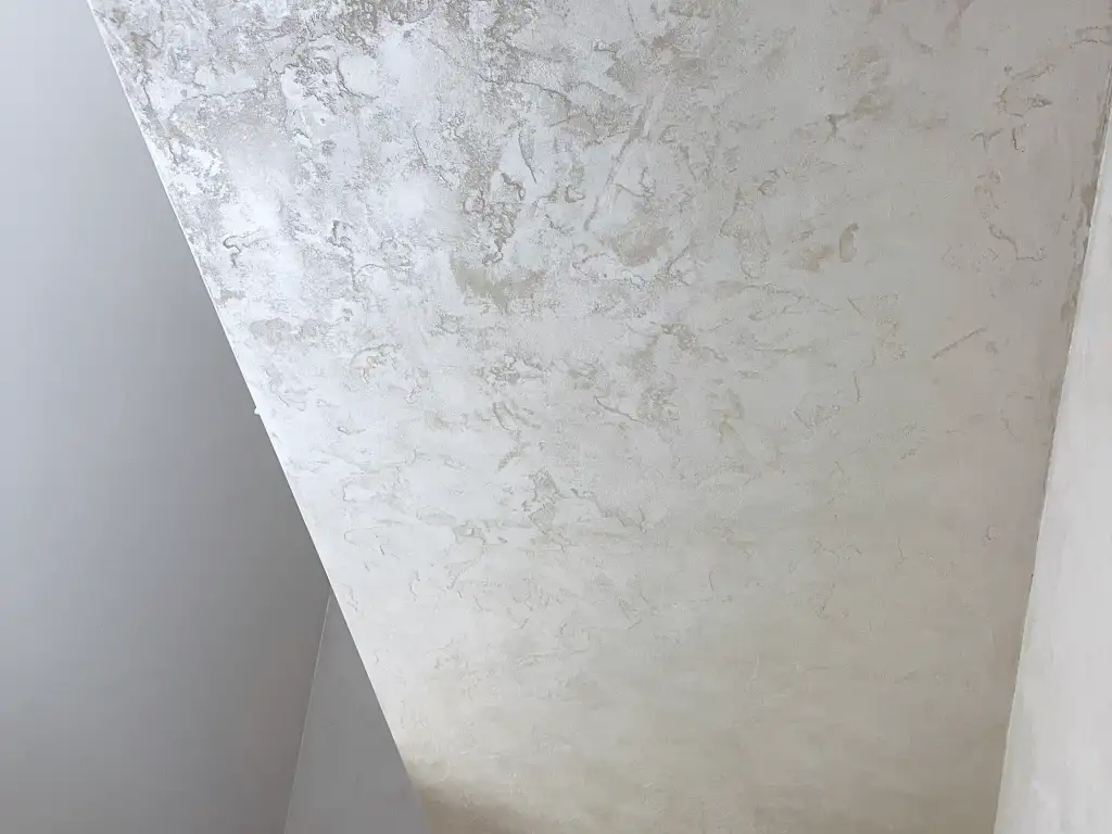 Betonová stěrka na schodech - realizace 2